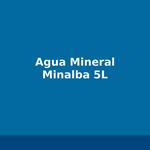 Agua Mineral Minalba 5L
